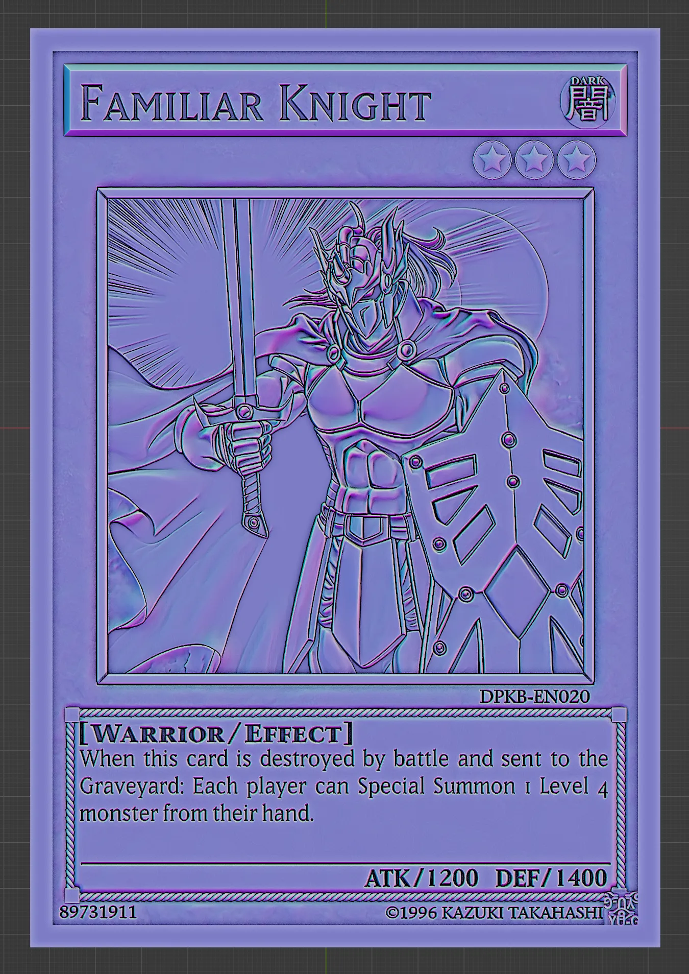 Familiar Knight - yu-gi-oh!
