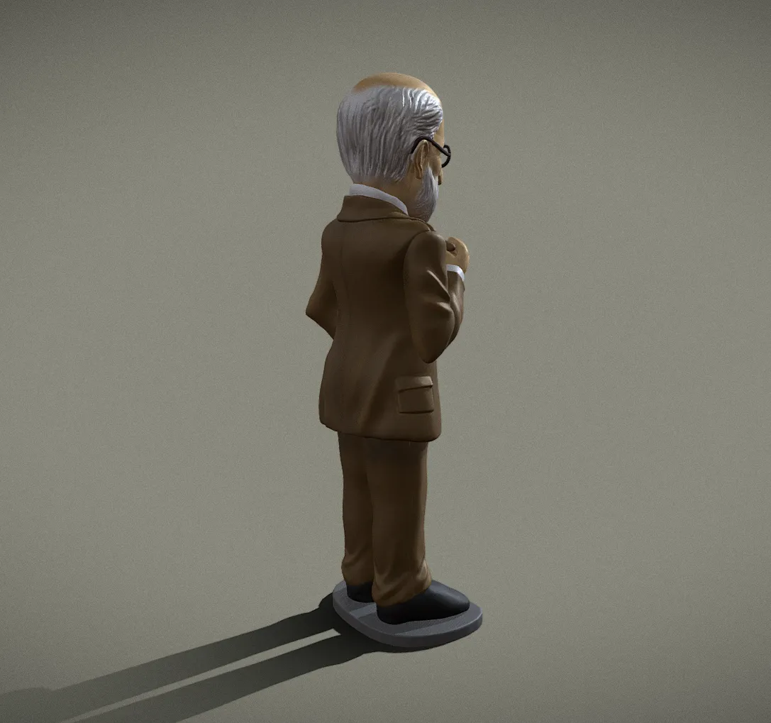 Figura de Sigmund Freud  3D printable figurine