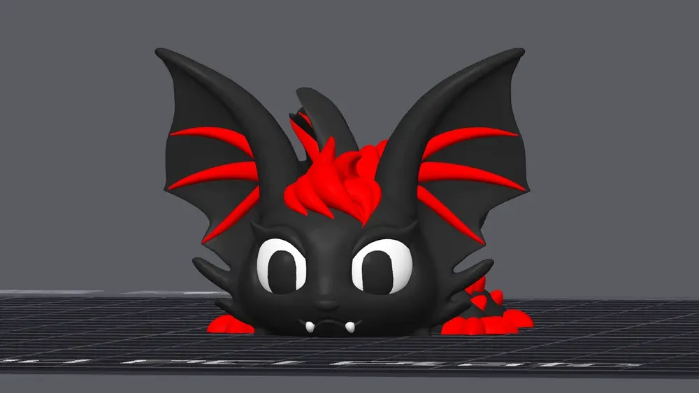 Baby Bat Dragon Articulated