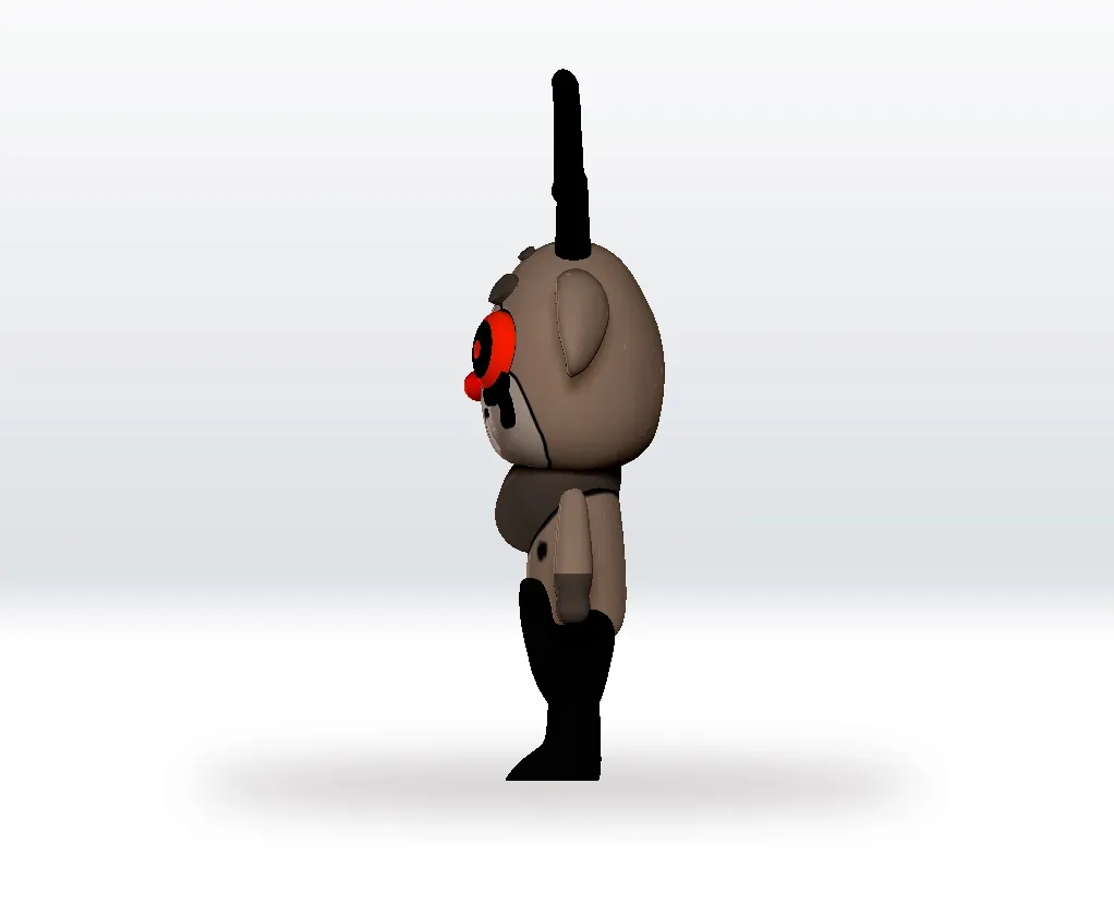 Dandy's World Twisted Rudie STL 3D Model Character Fanart