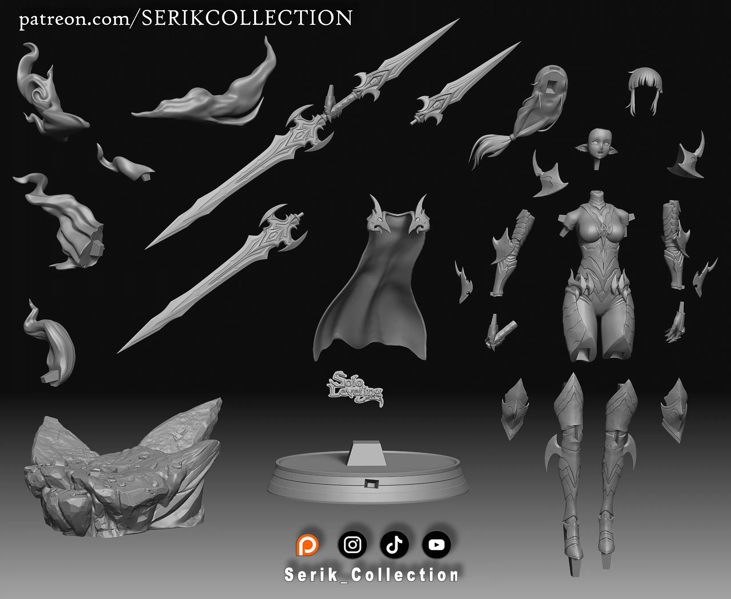 sculptures-artworks-stl-download-esil-randiru-solo-levelingby