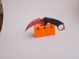 Karambit knife, 2 parts, no AMS, Counter-Strike.-3
