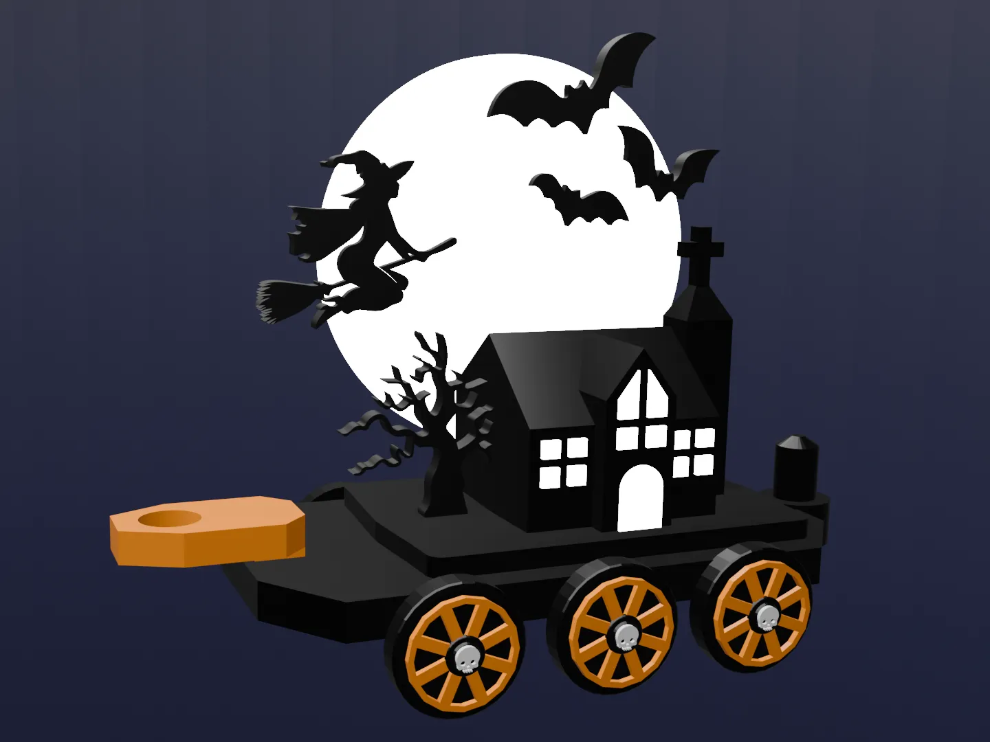 Pumpkin Express - Halloween Train Count-down Calendar