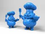Cartoon chef doll-8