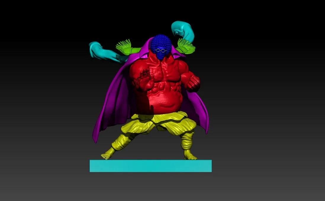 SENGOKU Buddha Fan art - ONE PIECE - 3D PRINT