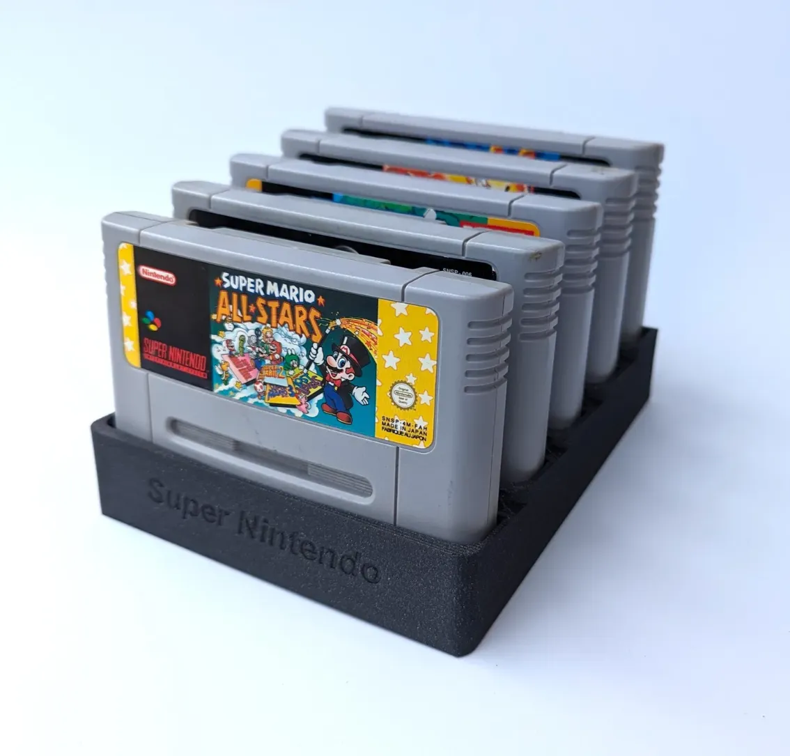 Nintendo SNES Kassetten-Winkelständer