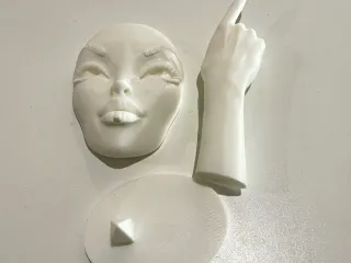 SHHH.. FEMALE STATUE