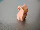 Low Poly Cat Keychain / keyring-1
