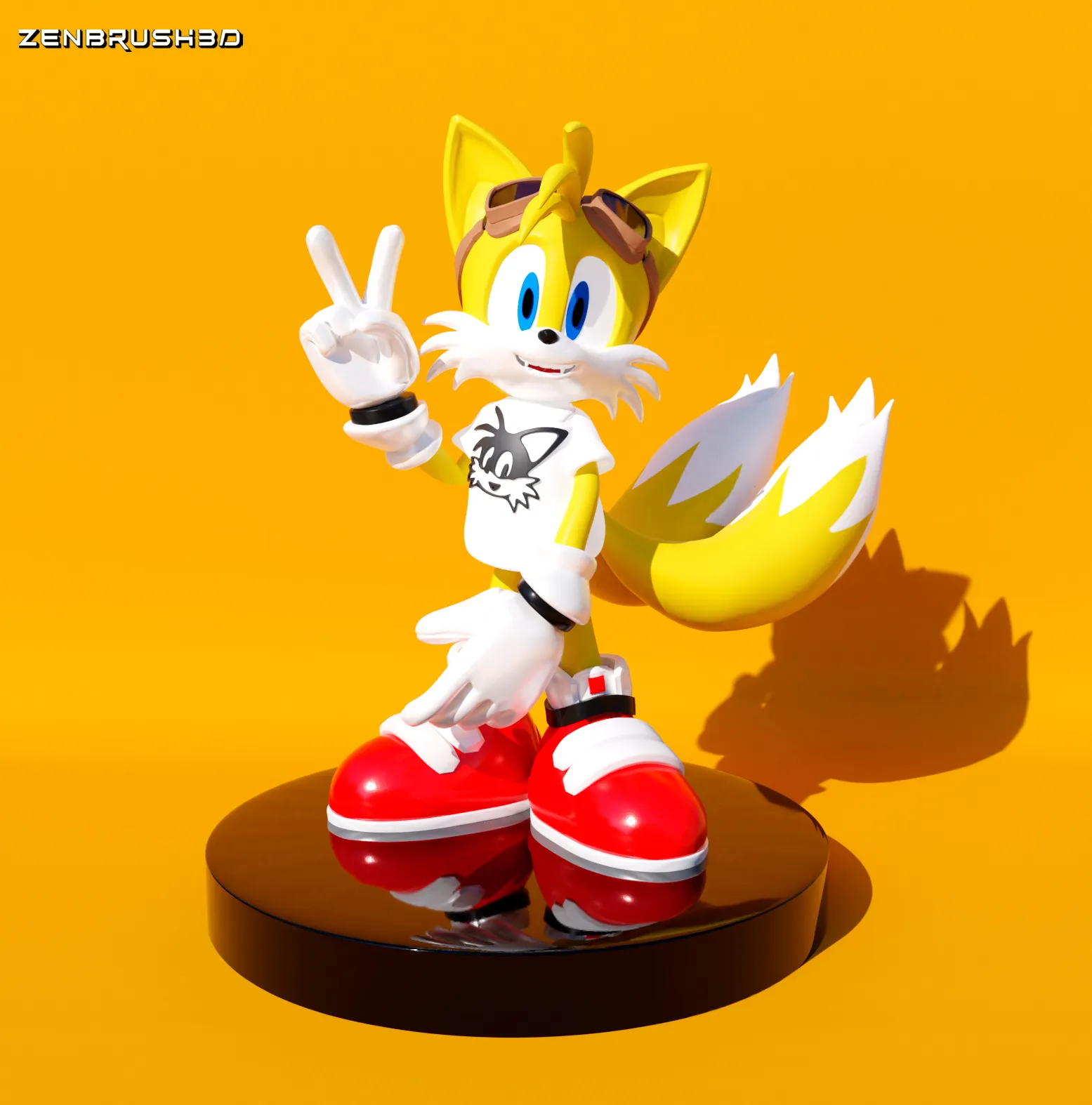 MILES TAILS - SONIC 3D BASKI MODELİ STL
