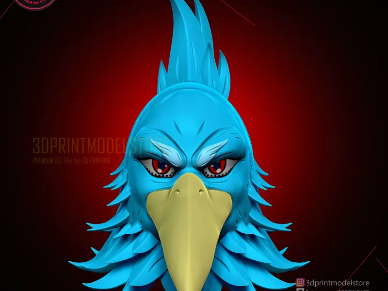 Shangrila Frontier Sunraku Mask - Anime Cosplay Helmet