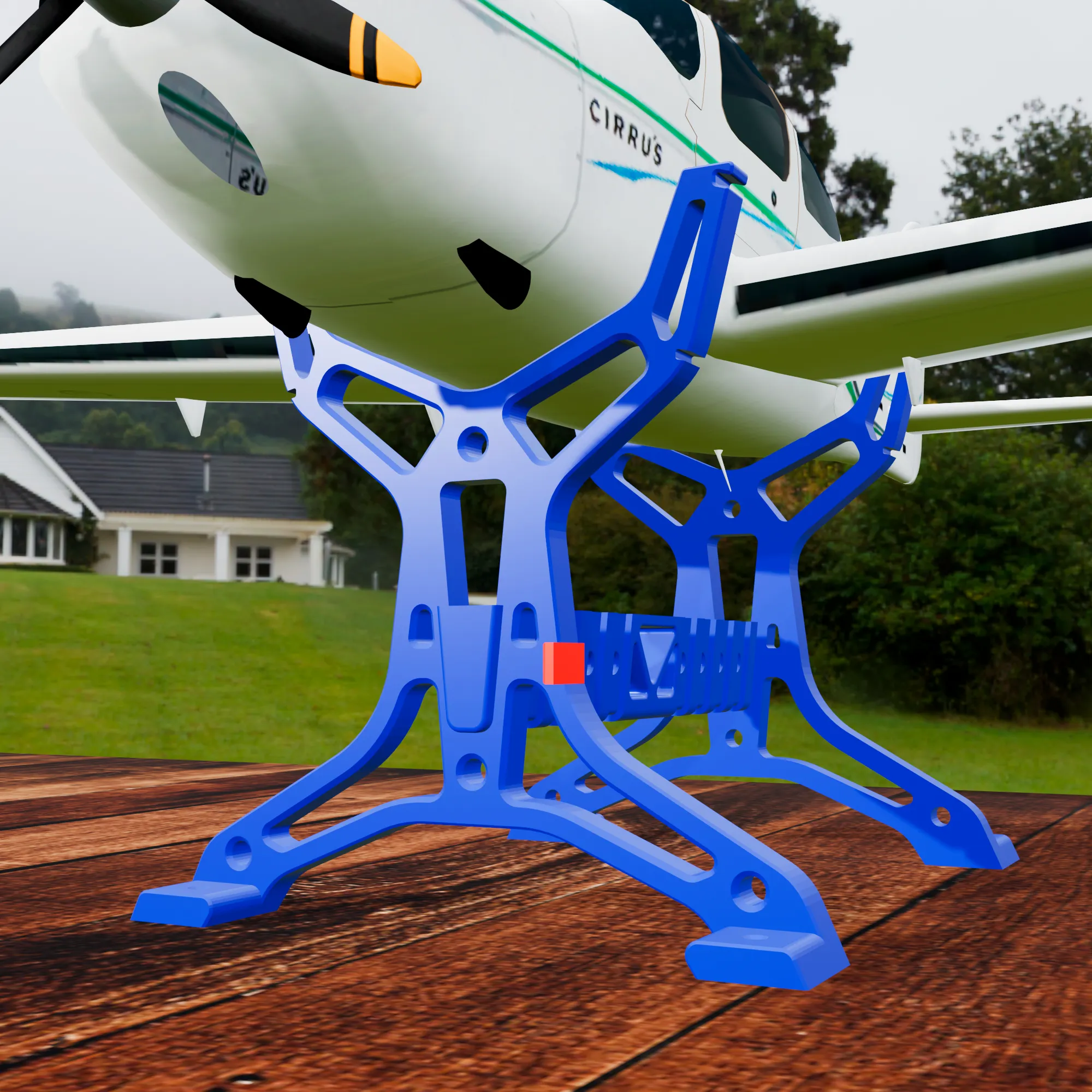 Airliners STL Download RC STAND FOR RC PLANE, BOAT, AIRPLANE RC MODEL STAND V.2 by BGGT Maker