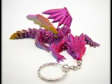 Crystal Dragon Keychain-2