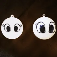 CiCi Christmas tree ornament and keychain-1