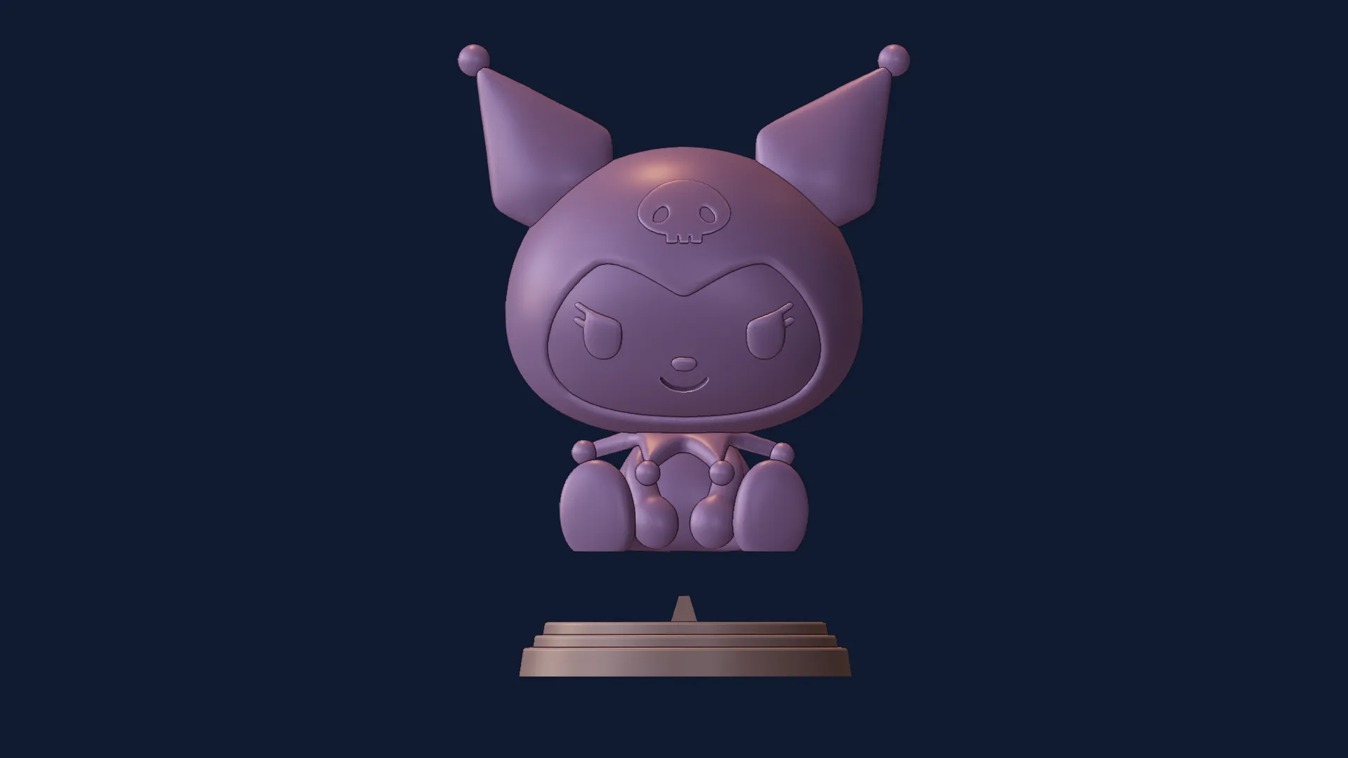 Kuromi Hello Kitty figure