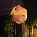 Hanging illuminated Planter box dacor