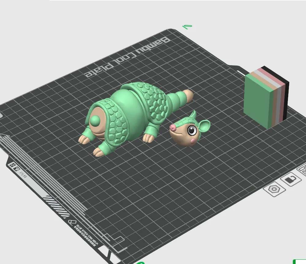 Print in place Flexy Armadillos