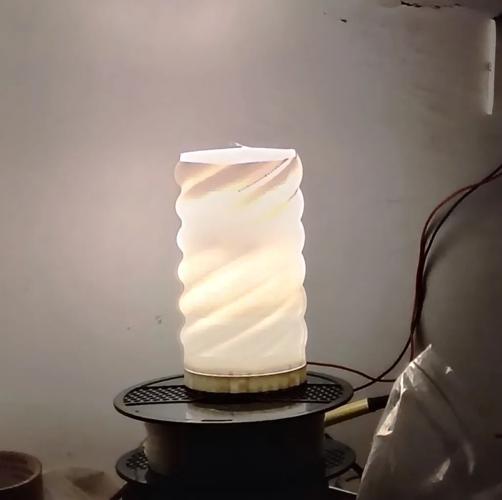 Spiral table night lamp