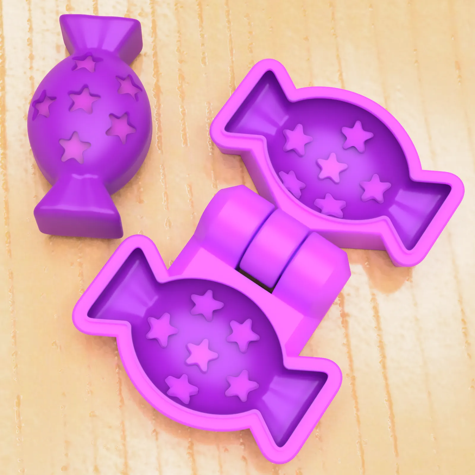 PRINT IN PLACE MOULD FOR A SWEET/ CANDY FOR SENSORY PLAY