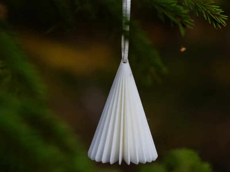 Elegante kerstboomversiering