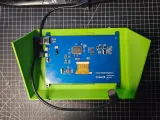 Raspberry PI 3/4 7" touchscreen holder and PI mount-1