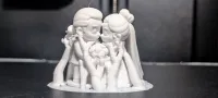Wedding Couple Cake Topper Figurine - Art - PLA - 3D printed product - фото 29