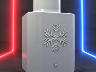 Snowflake Vase