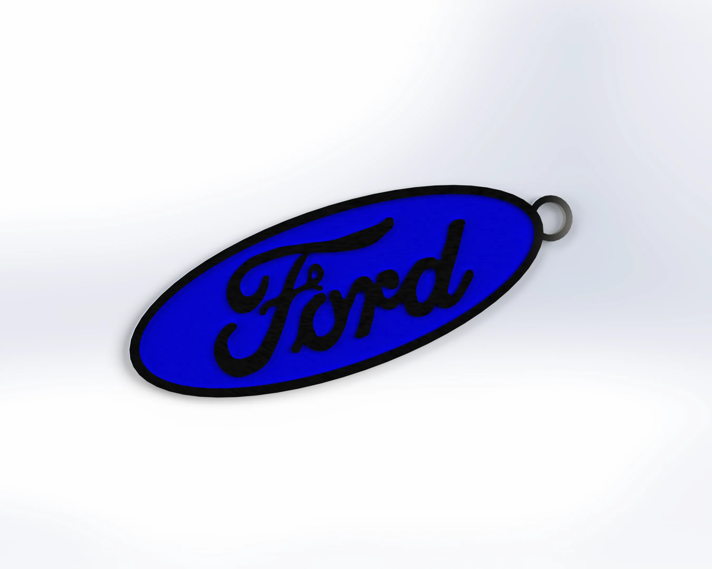 Ford Keychain Script Jewelry & Accessories STL Download - Ford Keychainby Ömer Hürcan Bozer