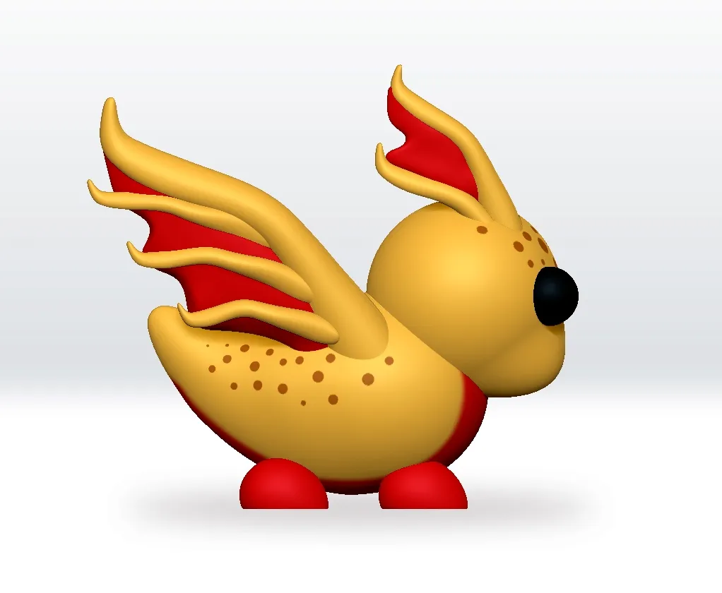 Sunglider Roblox Adopt Me Pet STL file 3D Model,3mf file