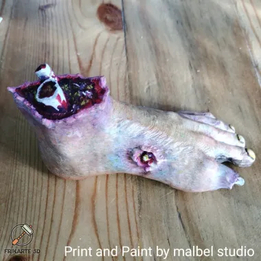 Halloween Bloody Foot 🦶🩸🎃-1