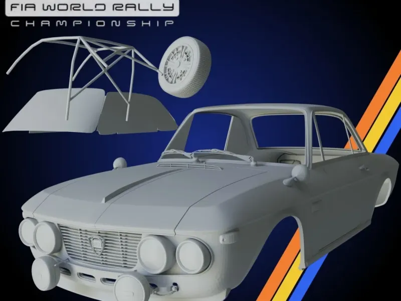 WRC - LANCIA FULVIA    RC Housing
