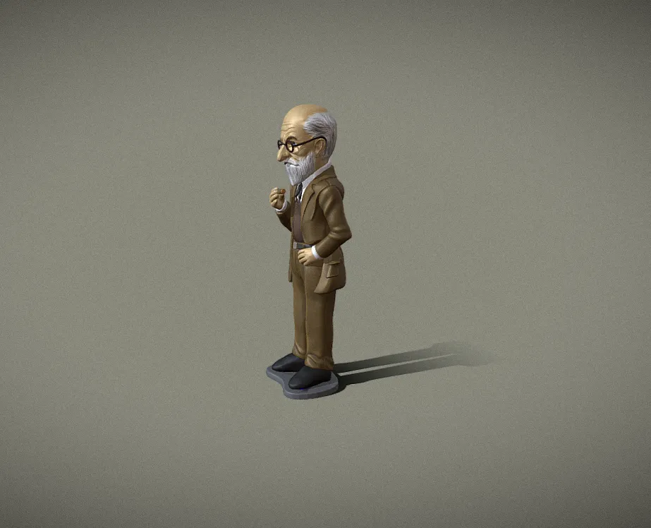 Figura de Sigmund Freud  3D printable figurine