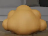 Happy Smiling Cloud 3D Model STL for Desk Decor-7