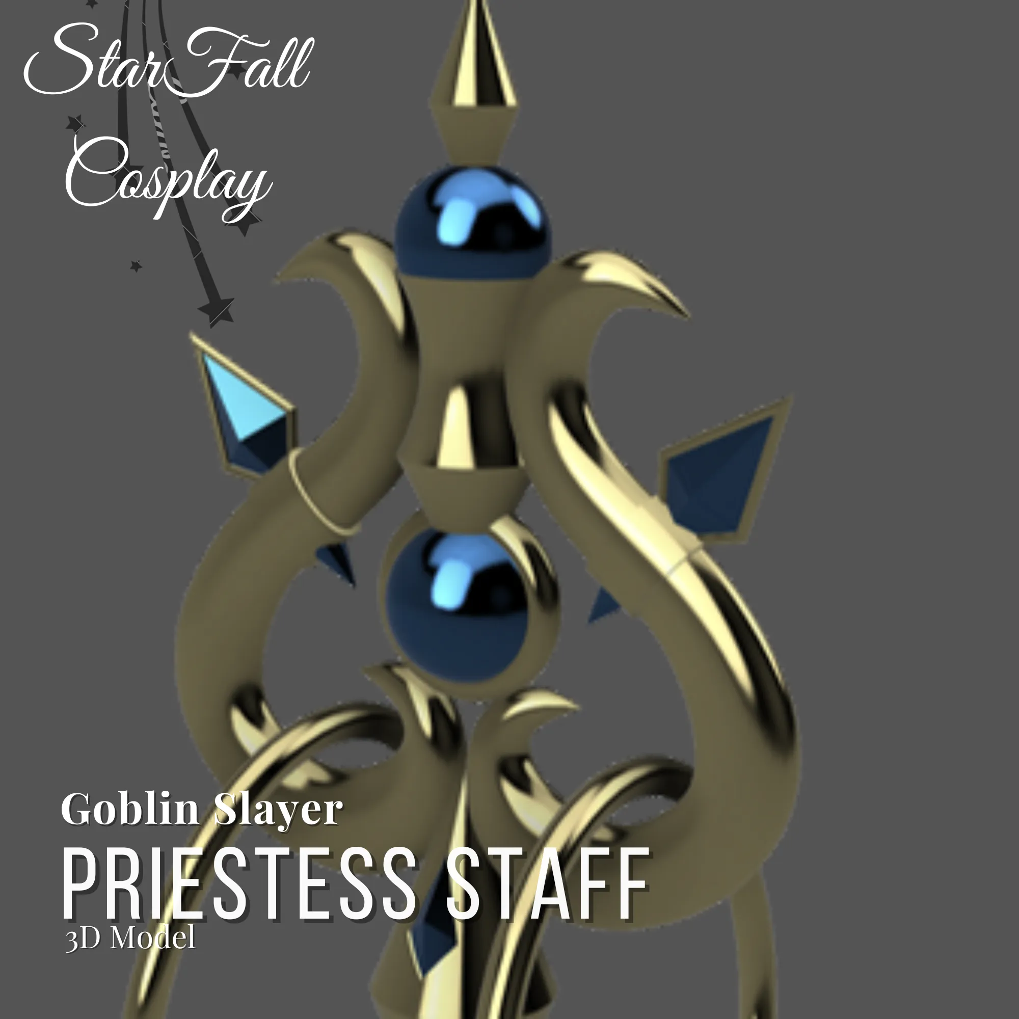 Priestess Staff 3D Model Goblin Slayer