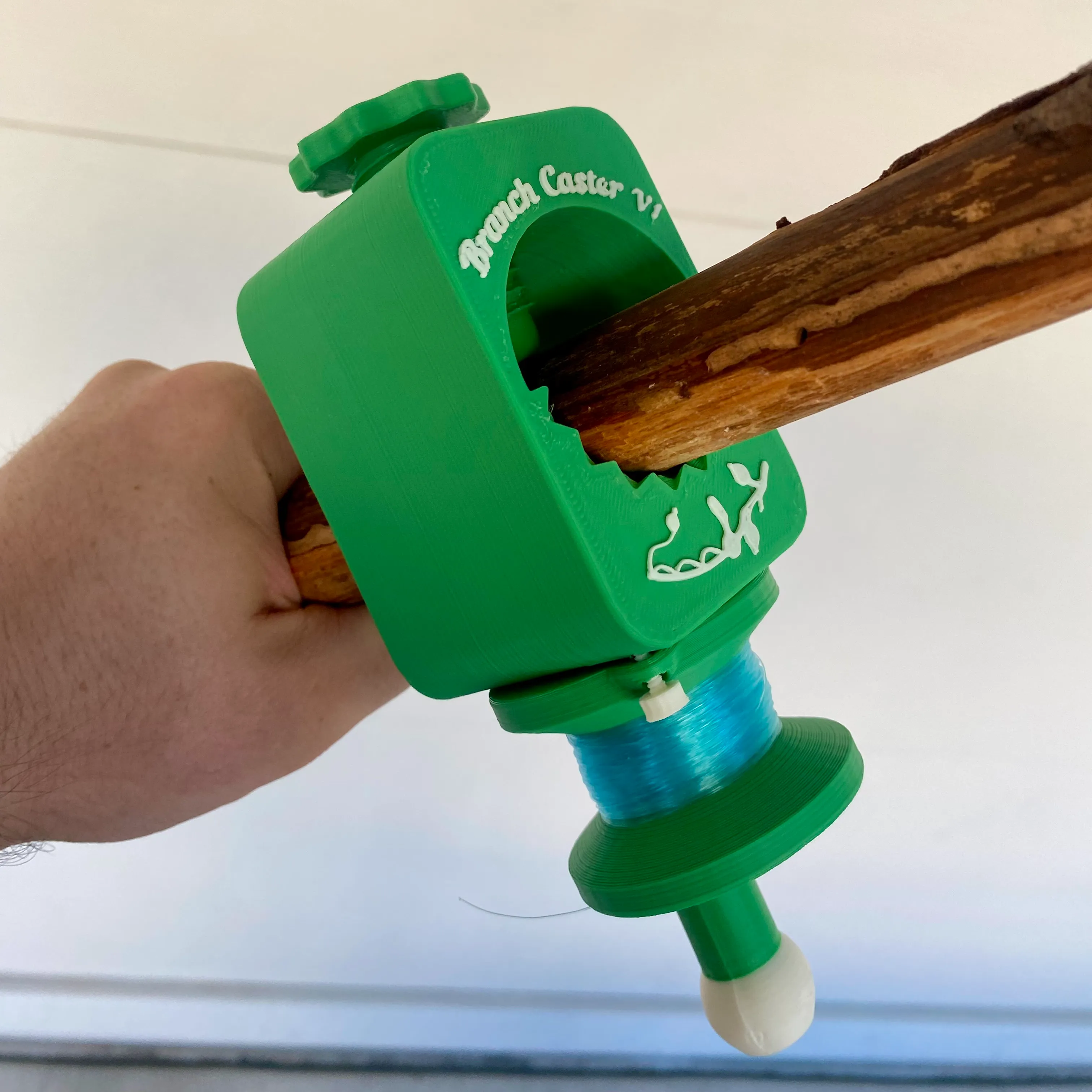 Branch Caster V1 – Turn Any Branch Into a Fishing Rod!