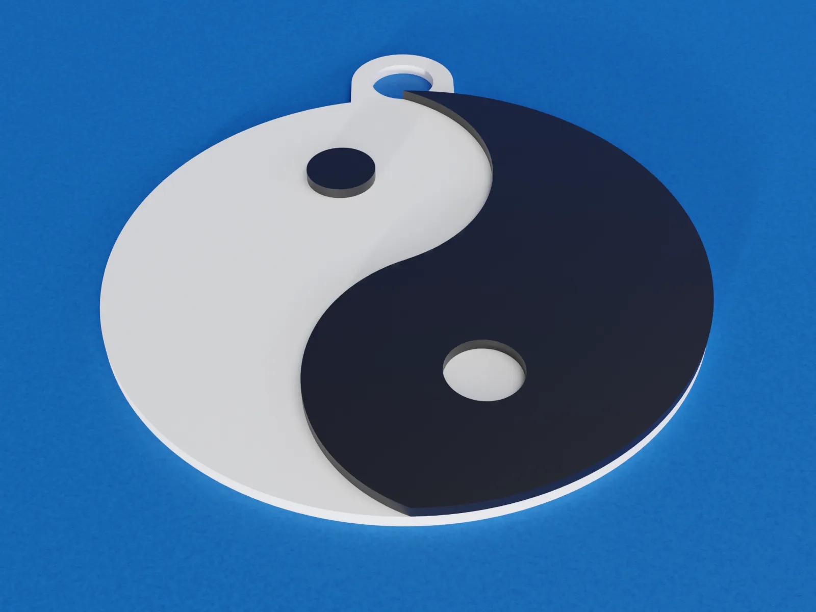 (GRATUITO) Ciondolo rotondo portachiavi Yin Yang