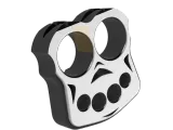 2 Finger Knuckle Duster  Brass Knuckles with belt attachment-0