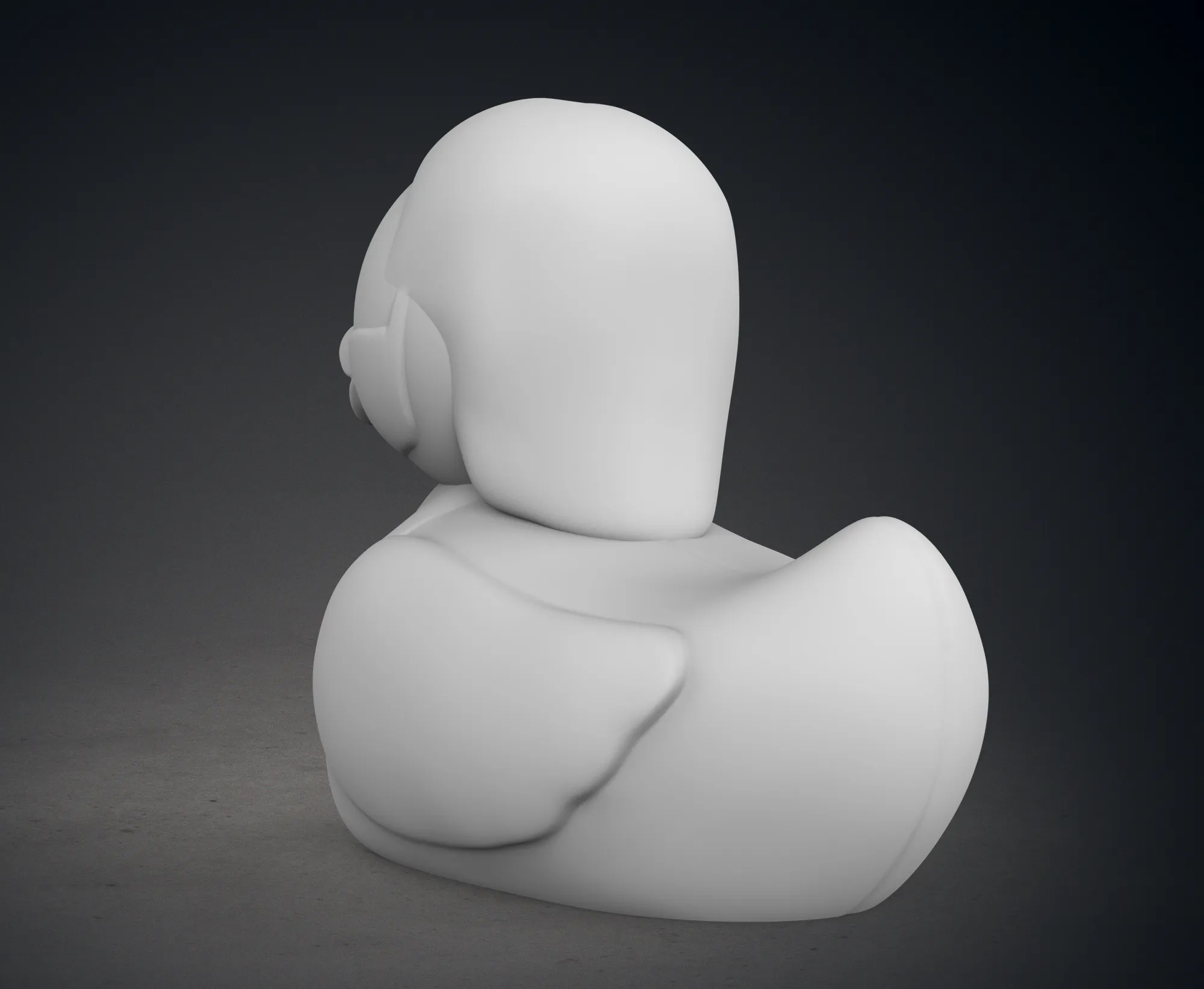 Cute John Wick Rubber Duck