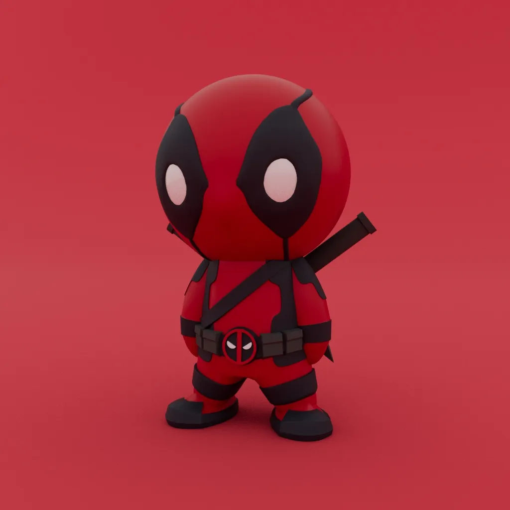 Cute Little Deadpool | 3D models download | Creality Cloud