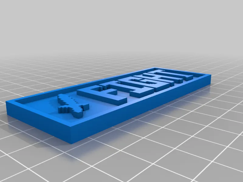 Fight button from Undertale