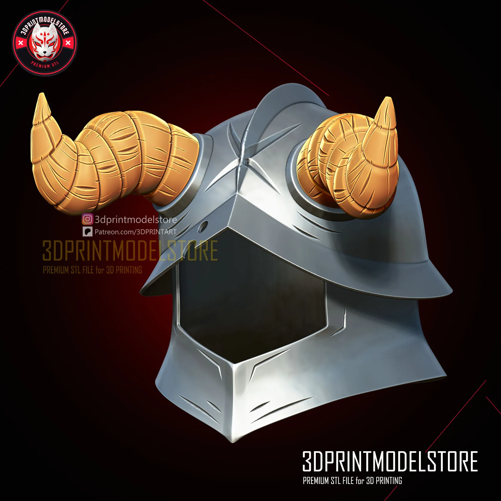 Senshi Helmet - Dungeon Meshi Delicious -Premium STL Cosplay