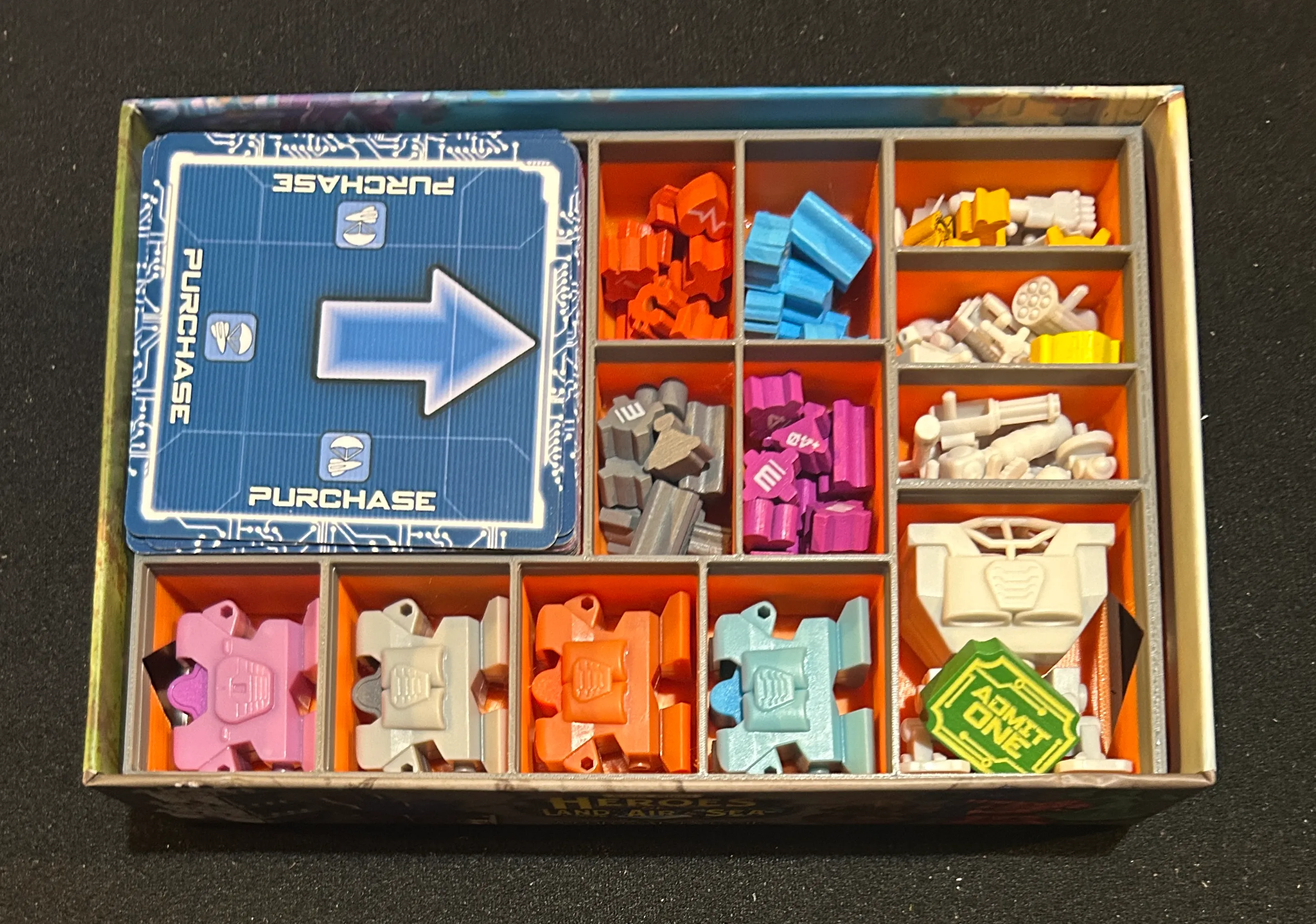 Tiny Epic Mechs Box Organizer