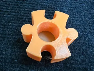 Floating puzzle holder