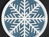 Snowflake Coasters by Polymeria-6