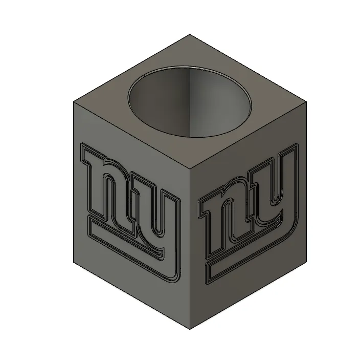 New York Giants Küçük Mendil Kutusu Kapağı