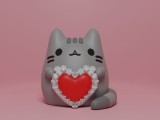 Pusheen with a Heart-4