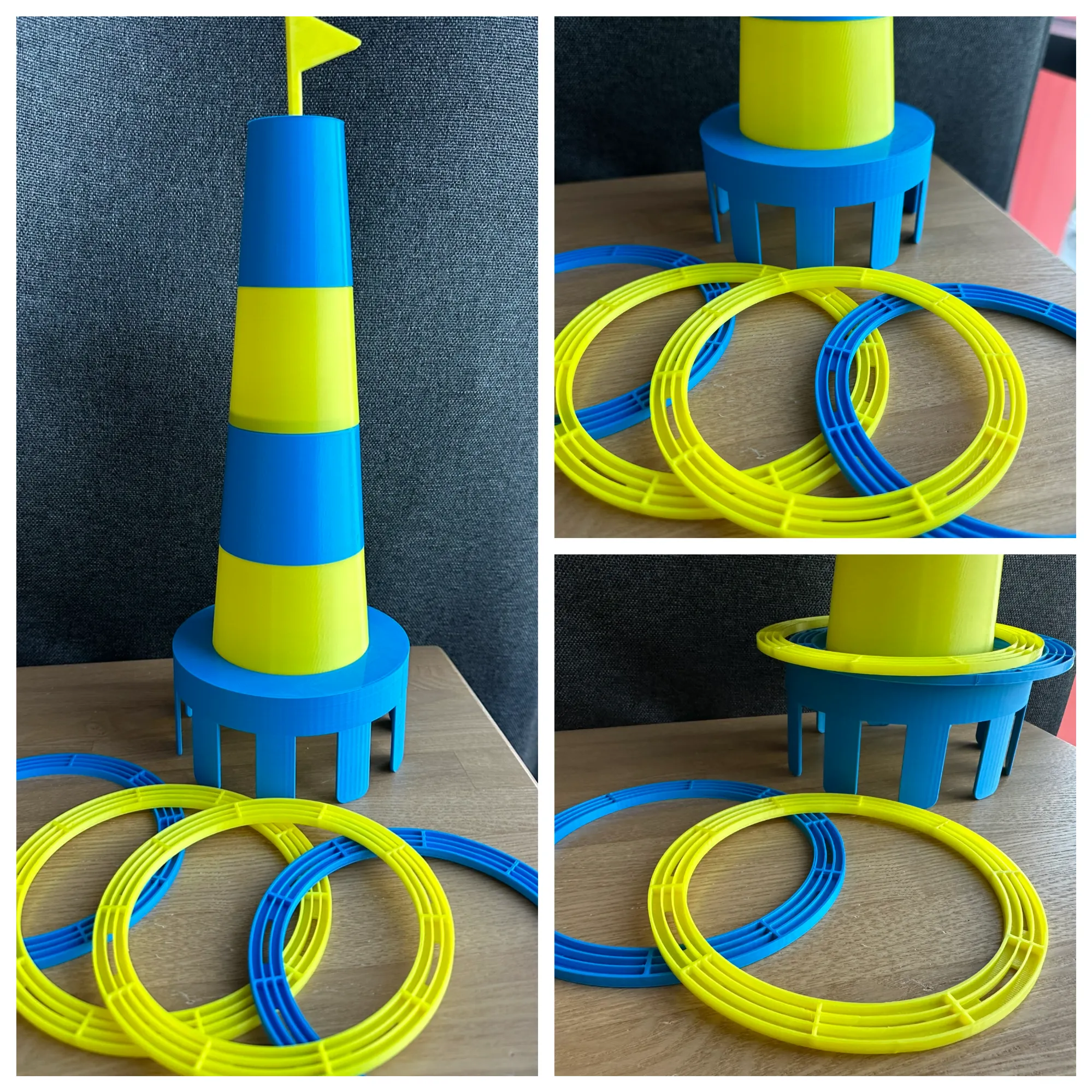 Beach ring toss game