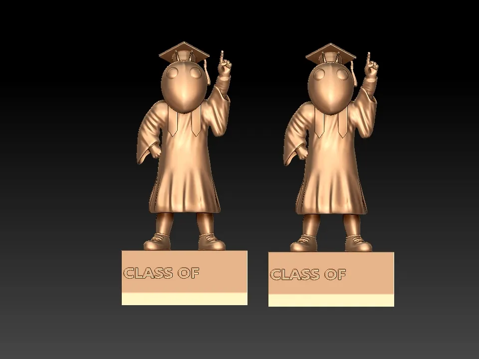 GRADUATION MASCOT GEORGIA TECH UNIVERSITY - 3D PRINT