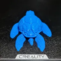 Cute Articulated Sea Turtle, print in place, no supports-3