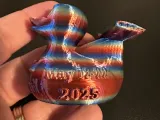 Custom Carnival Whale Tail Duck with Custom Information-3