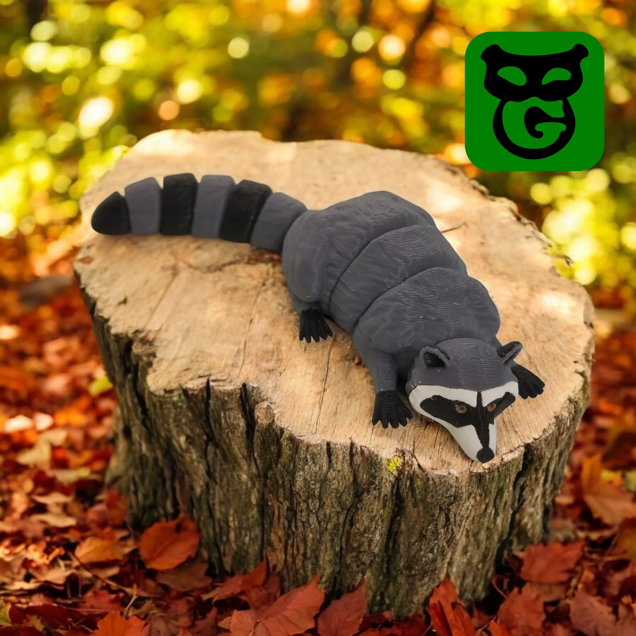 Lazy Raccoon Flexi (Multicolor 3mf included)